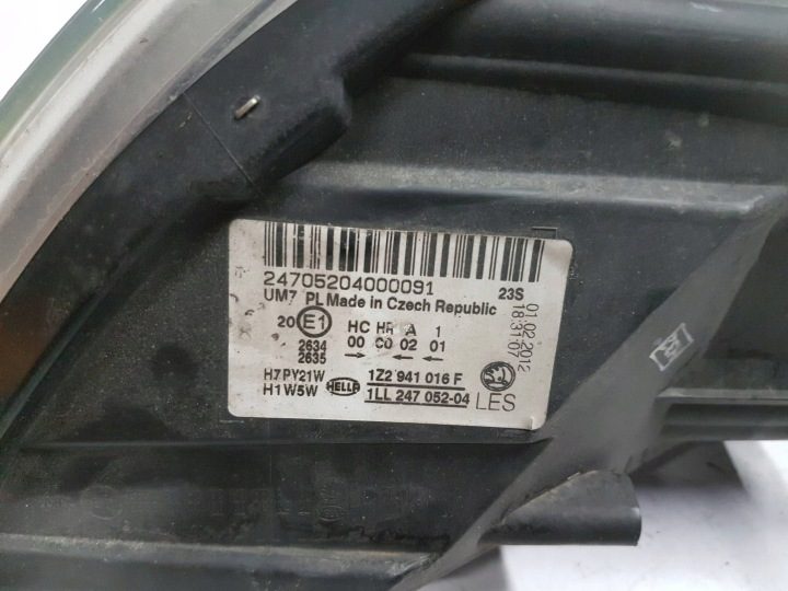 SKODA OCTAVIA 2 II РЕСТАЙЛИНГ 08-12r ФАРА ПЕРЕДНЯЯ ПРАВАЯ АНГЛИЯ 1Z2941016F, фото 7