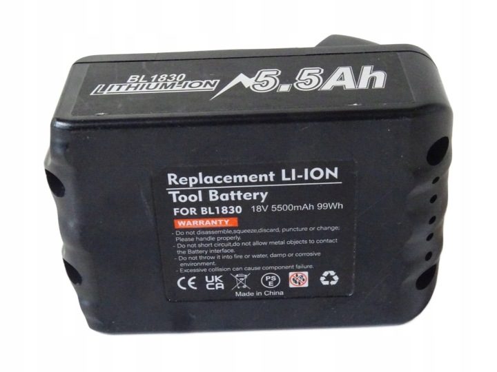 Аккумулятор Батарея BL1830 18V 5,5Ah Tool Makita, фото 3