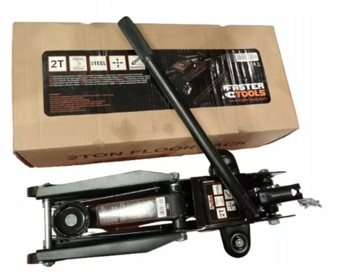АВТОМОБИЛЬНЫЙ ДОМКРАТ ГИДРАВЛИЧЕСКИЙ FASTER TOOLS EGA356 ЛЯГУШКА 2T, фото 1