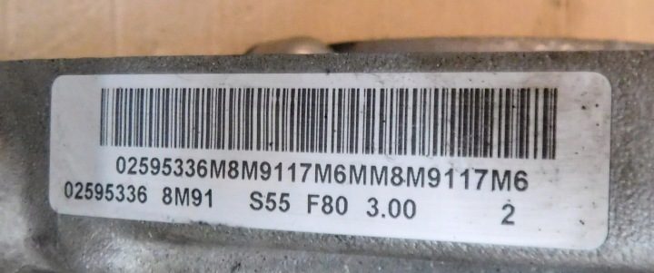 BMW F82 M4 M3 F80 M2 3.0i 3.0 S55 S55B30A блок цилиндров 7846772 поврежденный, фото 10