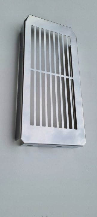 Защита радиатора Honda VT 600 1988-2008r inox, фото 3