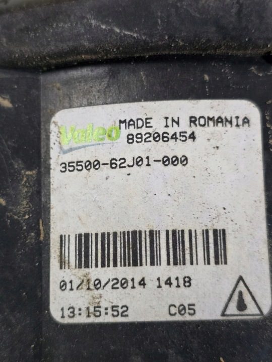 ПРОТИВОТУМАННАЯ ФАРА ЛЕВАЯ ОРИГИНАЛ 35500-62J01-000 SUZUKI SX4 12 г., фото 4