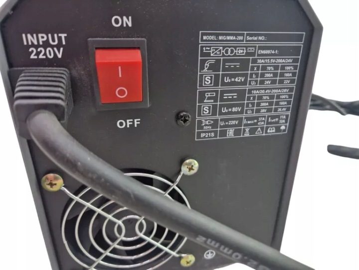 Полуавтомат сварочный MIG/MAG, MMA, TIG Kraft&Dele 20-250 A 230 В, фото 3