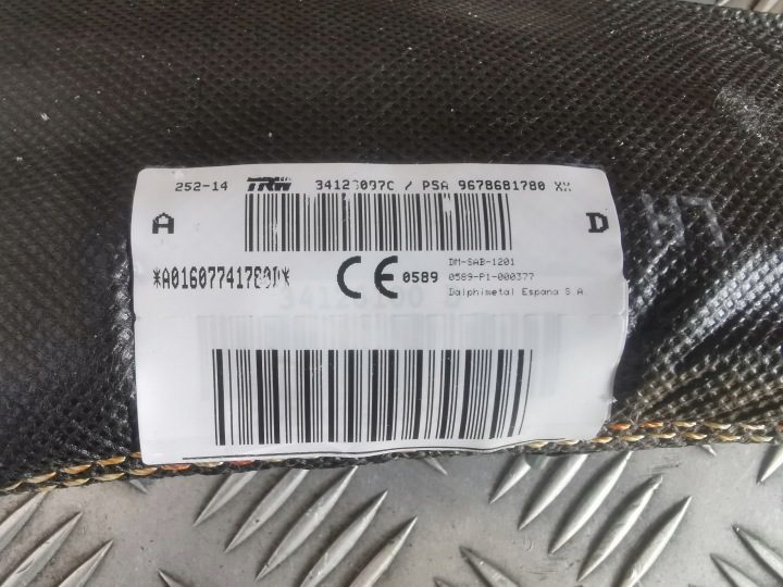 Подушка безопасности сиденья Airbag левый и правый передний Citroen OE 9678681780/9678681880, фото 2