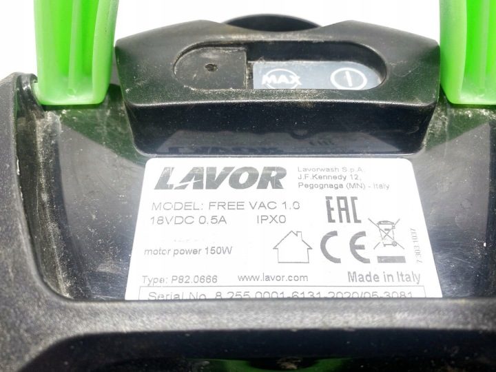 Lavorwash Free Vac 1.0 А пылесос для popiołu, фото 12