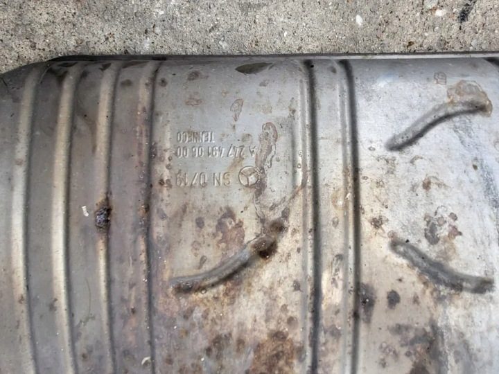Выхлоп в сборе глушитель катализатор труба Mercedes W177 W118 W247 CLA, фото 6