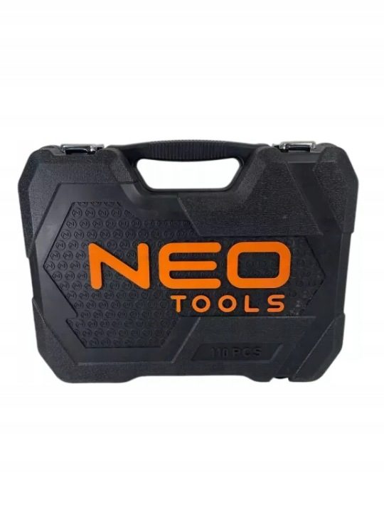 Торцевые головки 110 элементов 1/2", 1/4" Кейс NEO TOOLS, фото 4