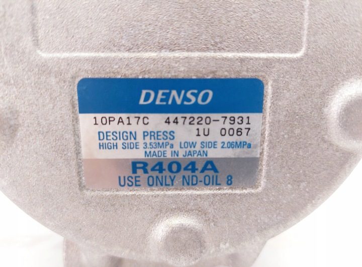 DENSO КОМПРЕССОР КОНДИЦИОНЕРА 10PA17C 447220-7931, фото 8