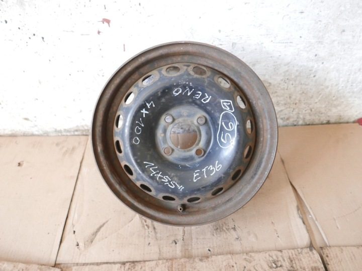 Штампованный диск RENAULT 5.5" x 14" 4x100 ET 36, фото 1