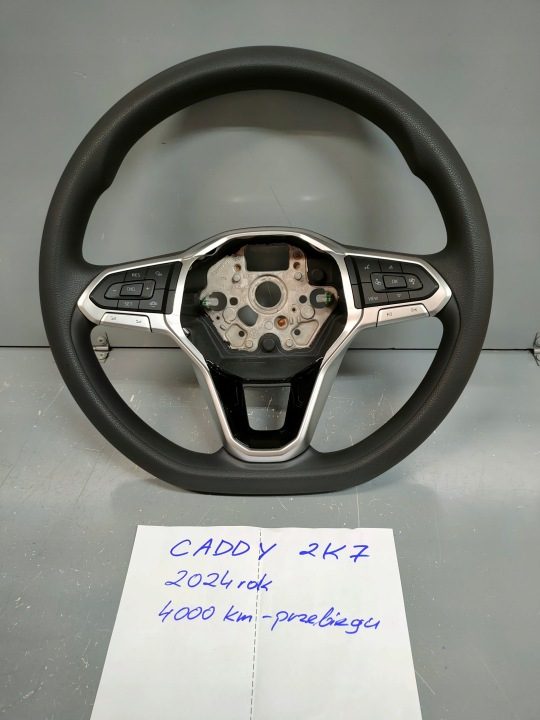 VW CADDY 2K7 V 21- PASSAT B8 T-ROC РУЛЬ МУЛЬТИФУНКЦИОНАЛЬНЫЙ КОЖА 2G0419089, фото 1