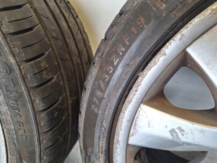BMW 7 E65 E66 РЕСТАЙЛИНГ 05-08 ДИСКИ + ШИНЫ 235/35 275/35 R19, фото 7