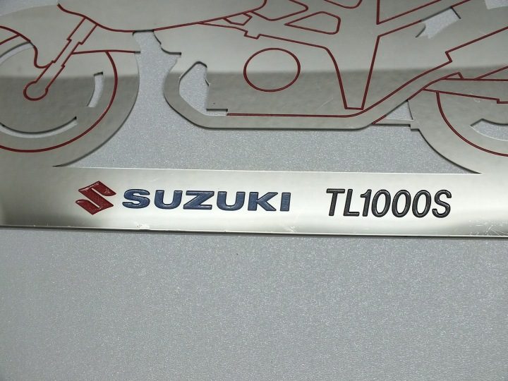 ЛОГОТИП GRAWEROWANE ЭМБЛЕМА OBRAZ OZDOBA SUZUKI TL 1000 S TL1000S, фото 4
