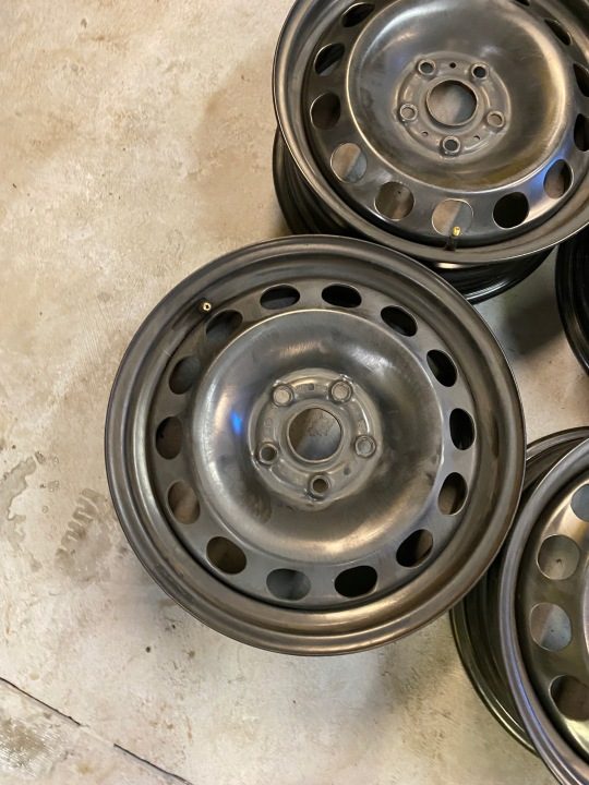 4× Штампованный диск Volkswagen OE 5q0601027ck 6.0" x 16" 5x112 ET 43, фото 4