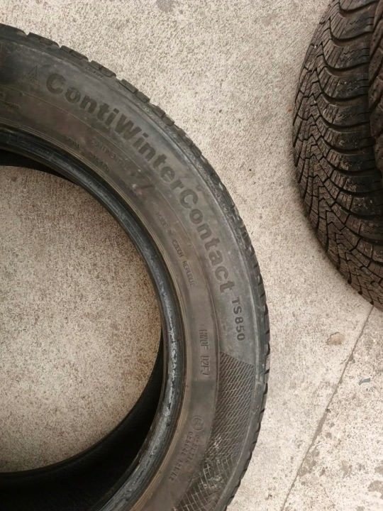 Шина зимняя Continental ContiWinterContact TS 850 205/55R16 91 H сцепление на снегу (3PMSF), защита диска, фото 3