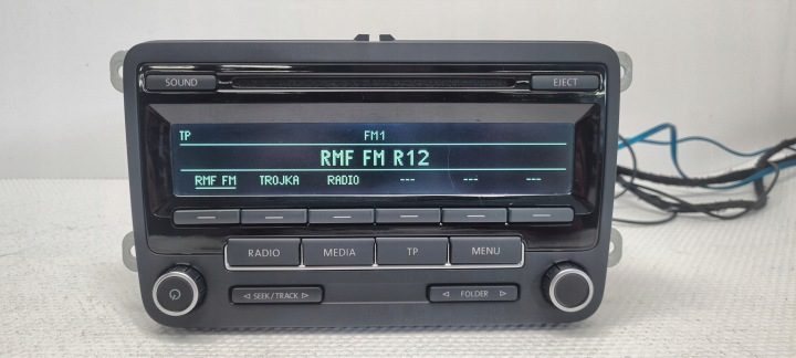 VW Passat B7 Scirocco Магнитола Mp3 AUX 1K0035186AN с kodem, фото 2