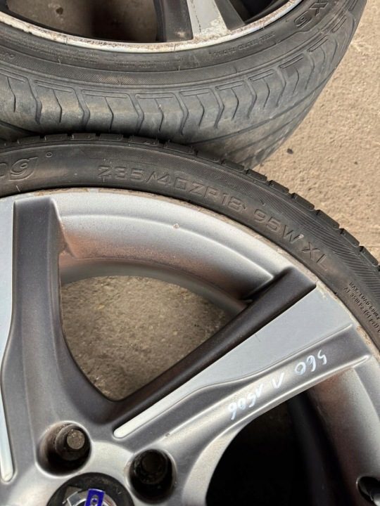 КОЛЕСА ЛИТЫЕ ДИСКИ VOLVO 235/40 R18 31362188 5x108 ET 55, фото 4
