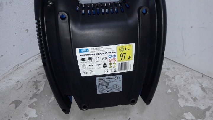 Компрессор безмасляный GÜDE 50077 140 l 8 бар, фото 4