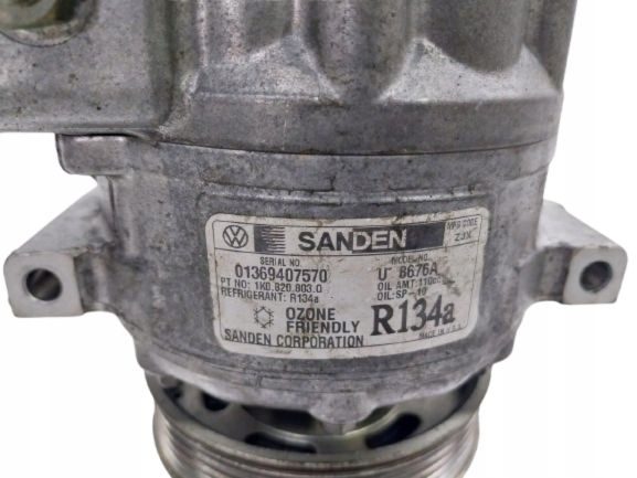 Компрессор кондиционера VW TOURAN (1T1, 1T2) 1K0820803 1.9L дизель 77 кВт 2005, фото 2