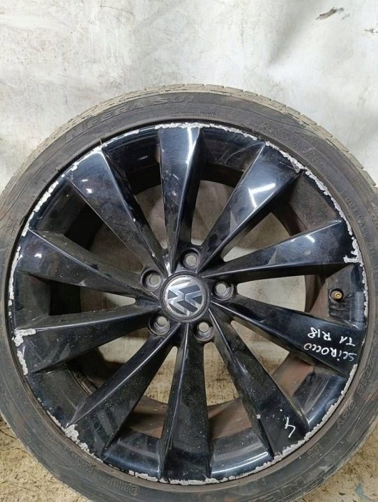 4× Литой диск Volkswagen OE Scirocco См. фото x 18" 3X7, фото 3