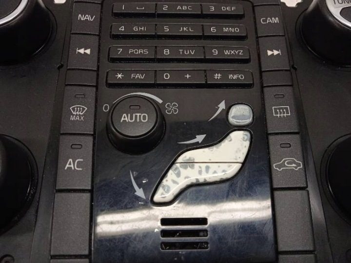 Блок управления печкой кондиционера навигация магнитолы Volvo OE 30795272, фото 3