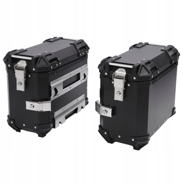 кофры боковой мотоцикла 38L x2 шт. черный, фото 7