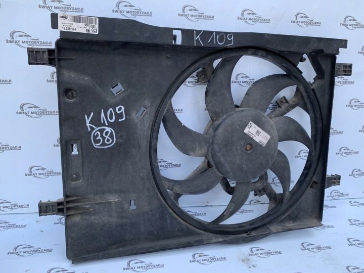 OPEL CORSA D OPC вентилятор радиатора 13249564 P6188001 13263552 V2677001, фото 6
