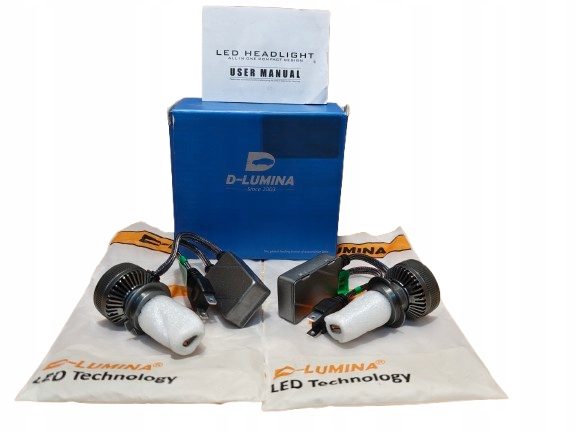 Лампы LED H7 D-Lumina 130W 26000LM – 6500K Canbus 2 ШТ., фото 1
