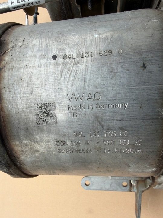 Фильтр твердых частиц DPF 04L131669Q VW JETTA 5C Рестайлинг 2.0 TDI CUUA CUUB, фото 5