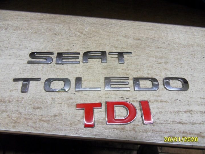 НАДПИСЬ НА КРЫШКУ БАГАЖНИКА SEAT TOLEDO TDI, фото 3