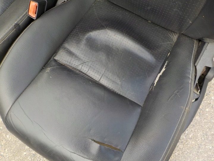 Сиденье водителя комплект кожа Dodge Caliber 2009 г., фото 3