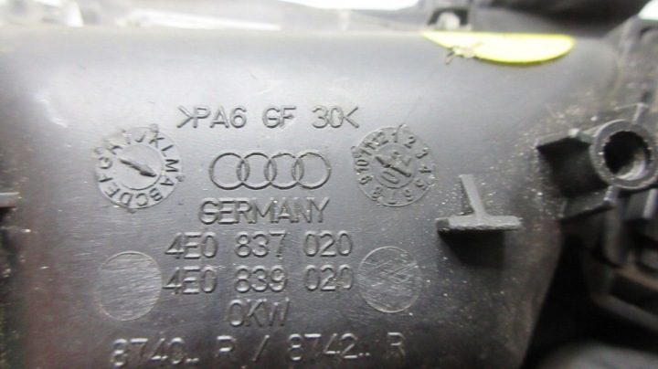 Audi A8 S8 D3 4E 4E0837020 ручка двери внутренняя правая, фото 5