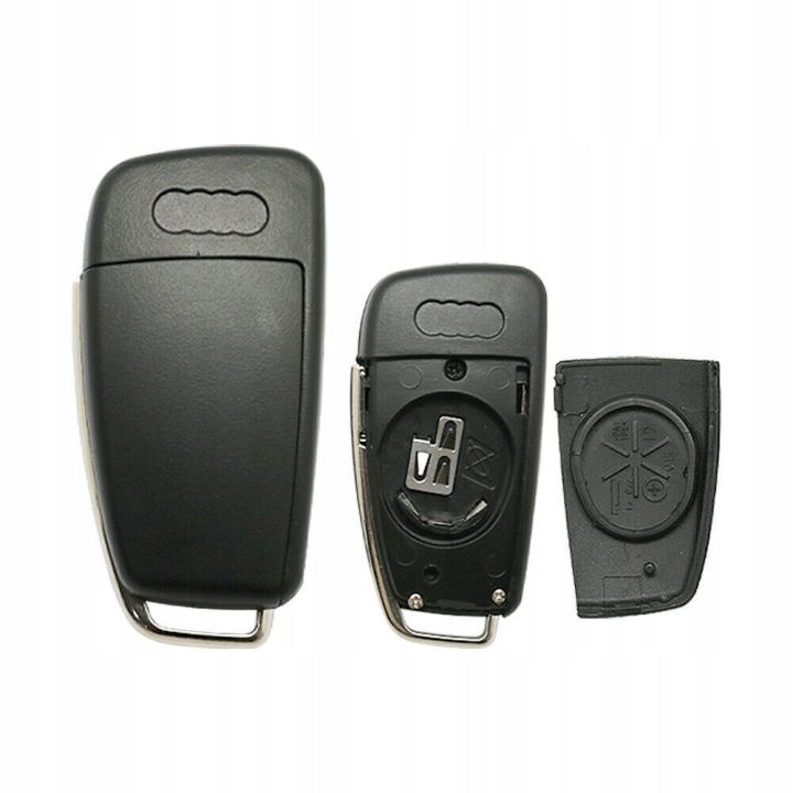 New 3 Button Remote Replacement Ключ Брелок Case & Blade для AUDI A3 A4 A6 Q7 +, фото 3