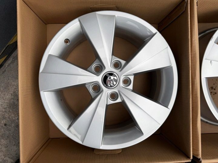 4× Литой диск Skoda OE 6.5" x 16" 5x112 ET 46, фото 5