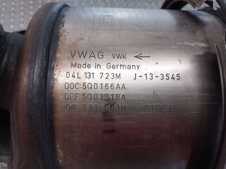 КАТАЛИЗАТОР DPF 04L131723M GOLF VII A3 8V LEON III OCTAVIA III 1.6TDI, фото 6