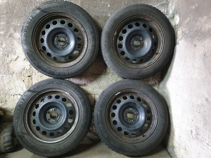 4× Штампованный диск KFZ 7.0" x 17" 5x108 ET 42, фото 1