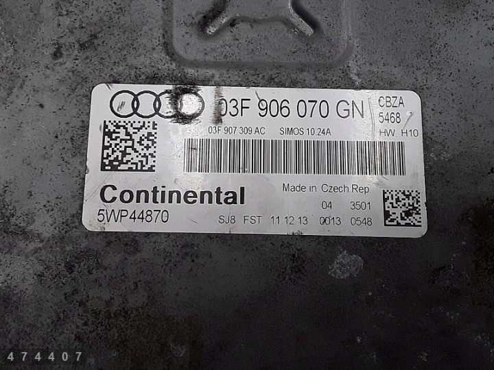 2014 Audi A1 ЭБУ 1200tfsi 03f906070gn 03f907309ac, фото 4