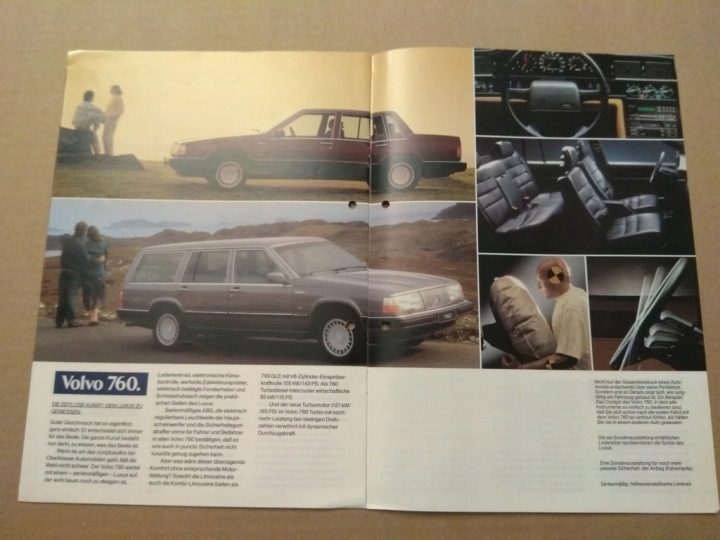 Проспект - VOLVO - КОМПЛЕКТ X4 - 1990 / 1994 / 1998 г., фото 2