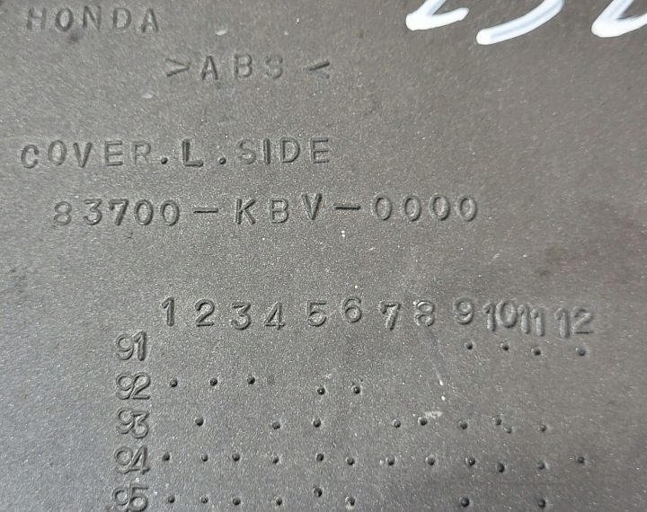 Боковина вставка обтекатель левый 83700-KBV-0000 Honda CB 500 PC26 1993-1996r, фото 7