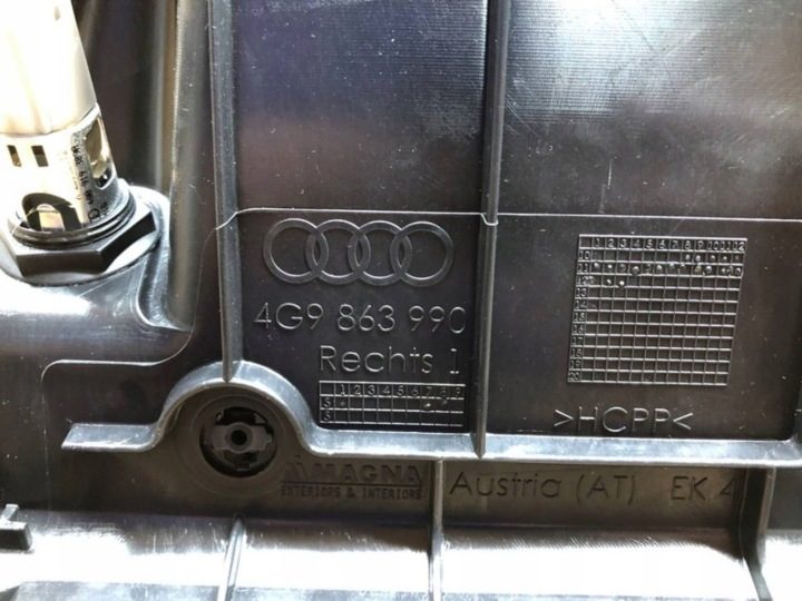 AUDI A6 C7 УНИВЕРСАЛ ОБШИВКА БАГАЖНИКА ПРАВАЯ 4G9863990, фото 8