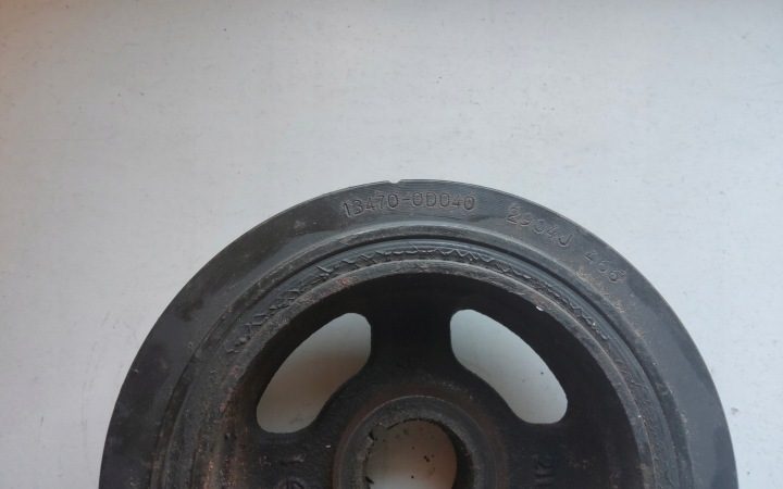 Шкив коленвала TOYOTA Avensis T25 1.6 , 1.8 VVT-I 13470-0D040, фото 4