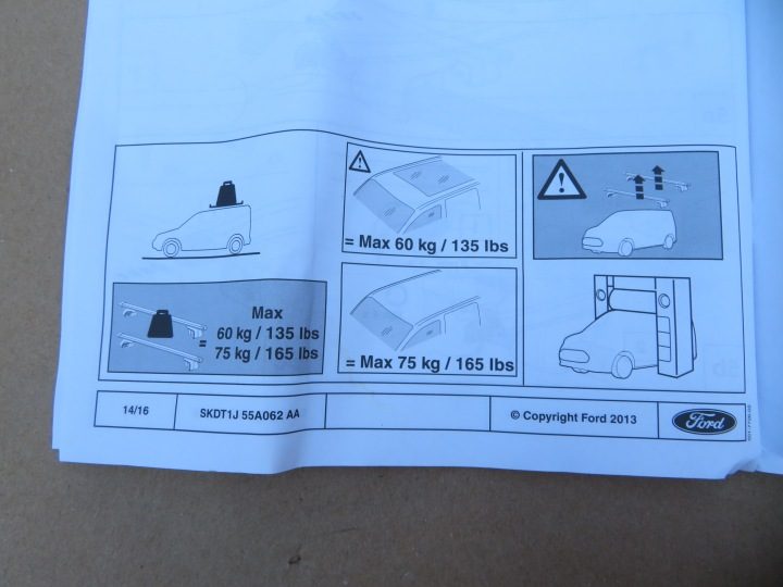 РЕЙЛИНГИ НА КРЫШУ FORD TRANSIT TOURNEO CONECT 2013- AMDT1J-55A062-AA, фото 11