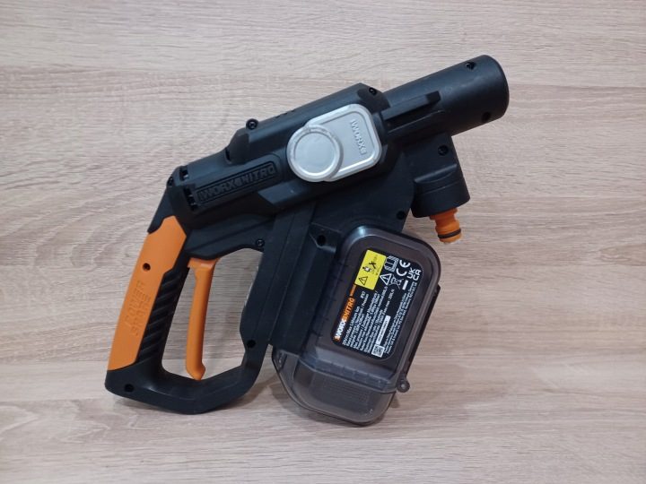 Мойка высокого давления Worx Hydroshot WG633E 220l/h 6m Аккумуляторная 4 А·ч 56 бар, фото 5