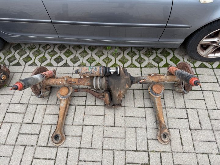 Подвеска задняя Mercedes W108 балка в сборе, фото 1