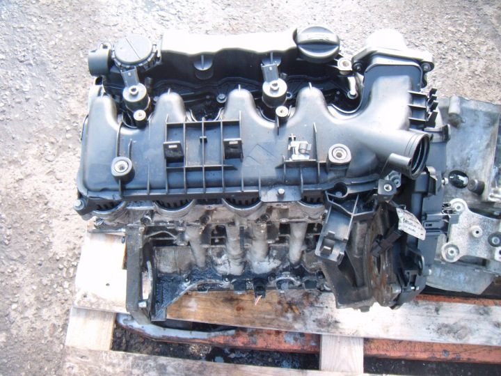 PEUGEOT 207 06- 1.6 HDI ДВИГАТЕЛЬ БЕЗ НАВЕСНОГО 10JB91, фото 4