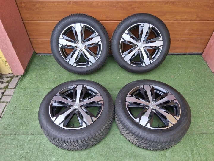 КОЛЕСА ДИСКИ ШИНЫ ВСЕСЕЗОННЫЕ PEUGEOT 3008 II 7.5J 18" ET49 5x108 225/55/R18, фото 1