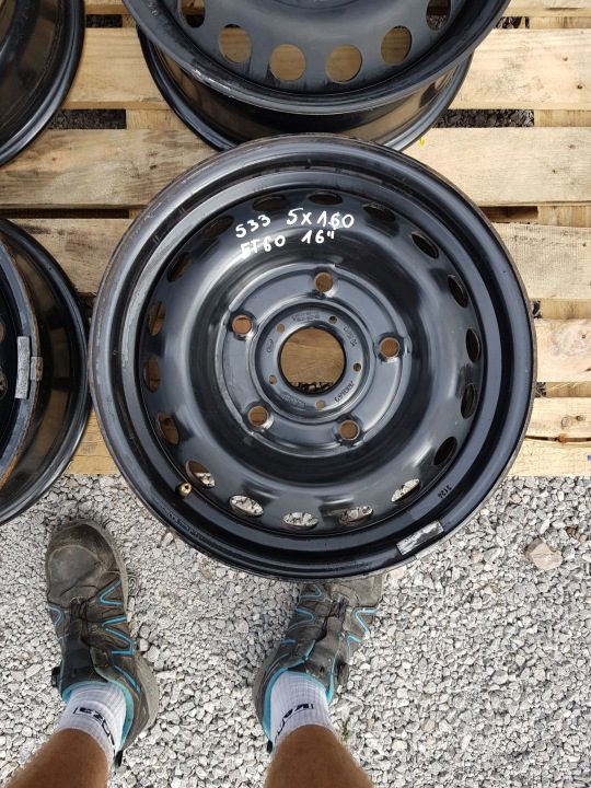 4× Штампованный диск Ford OE 6.5" x 16" 5x160 ET 60, фото 4