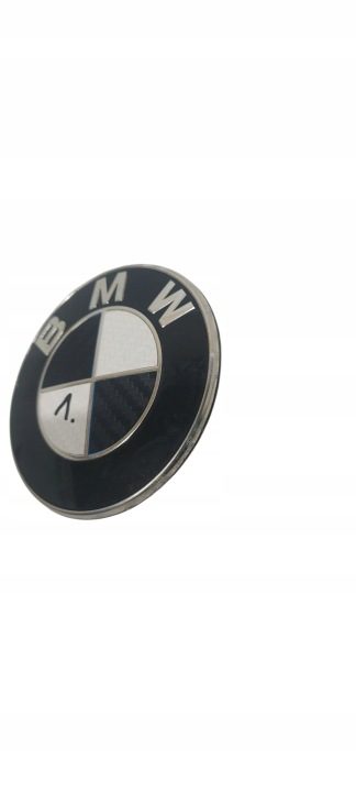 BMW E90 F30 F32 36 ЭМБЛЕМА ЗНАЧОК ЗАДНИЙ ЧЕРНЫЙ D=74mm 8219237 № 1, фото 3