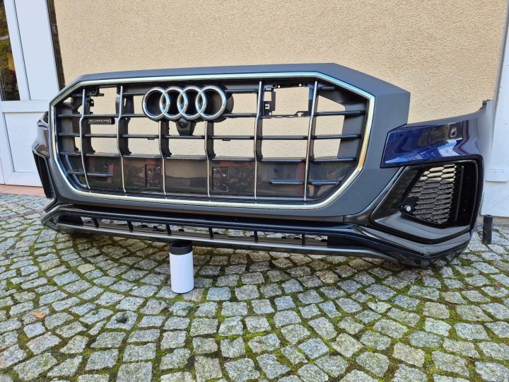 Audi Q8 S-Line бампер передний 4M8 6x PDC камера, фото 8