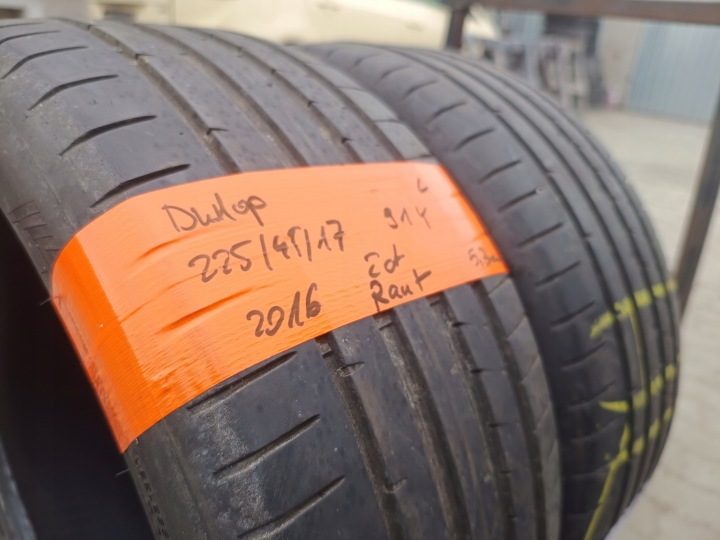 2× Шина летняя Dunlop SP SportMaxx RT 2 225/45R17 91 Y, фото 1