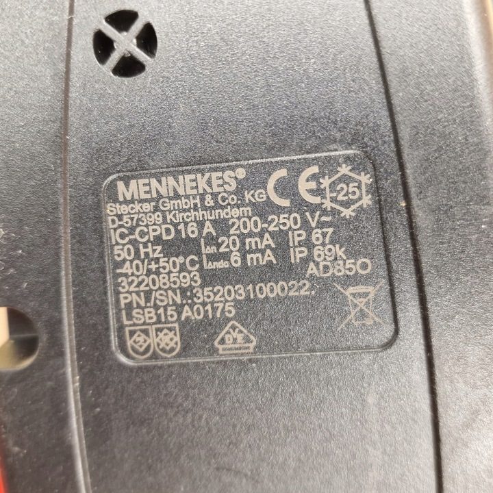 Кабель зарядки автомобиля Mennekes тип 2 Volvo Plug-IN гибрид, фото 7